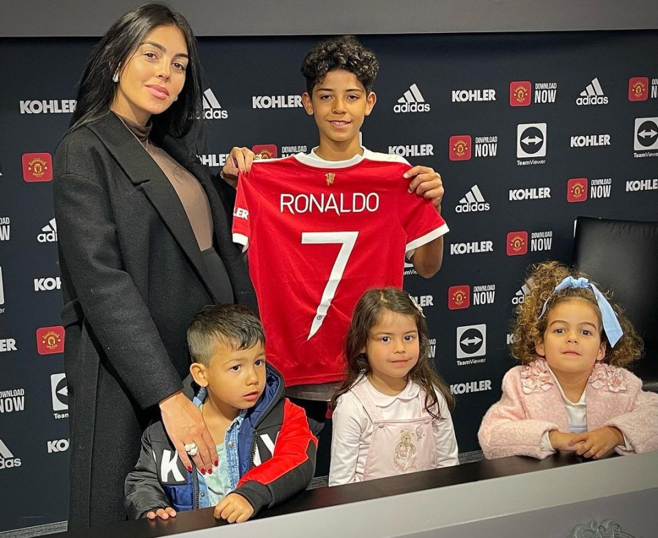 Cristiano Jr signed for the Manchester United academy in February