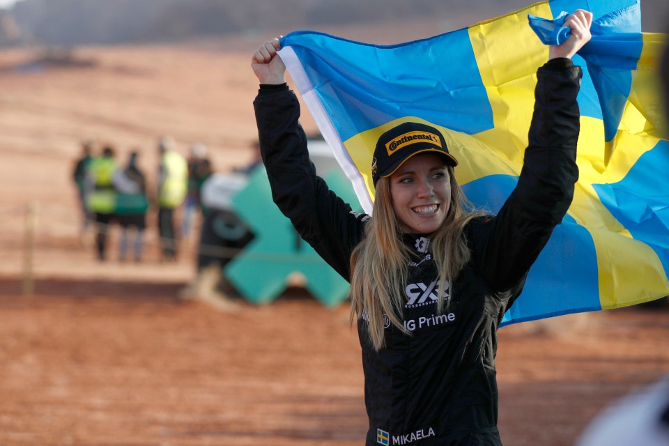 Sweden's Mikaela Ahlin-Kottulinsky is worth a plug after her outstanding start to the electric offroad series, Extreme E