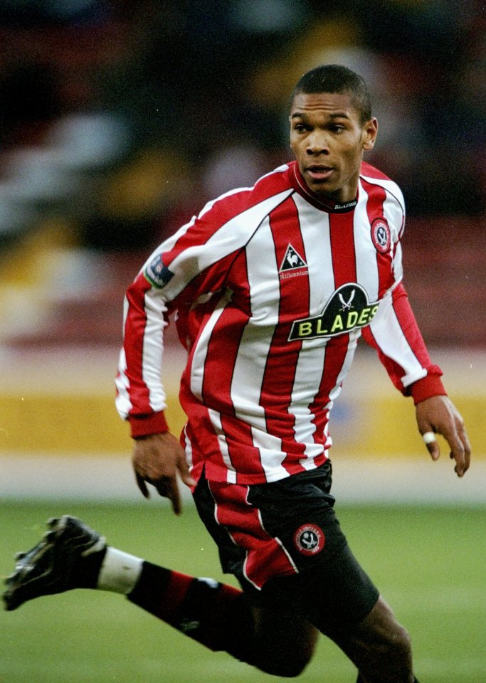 Bent in action for Sheffield United in 1999