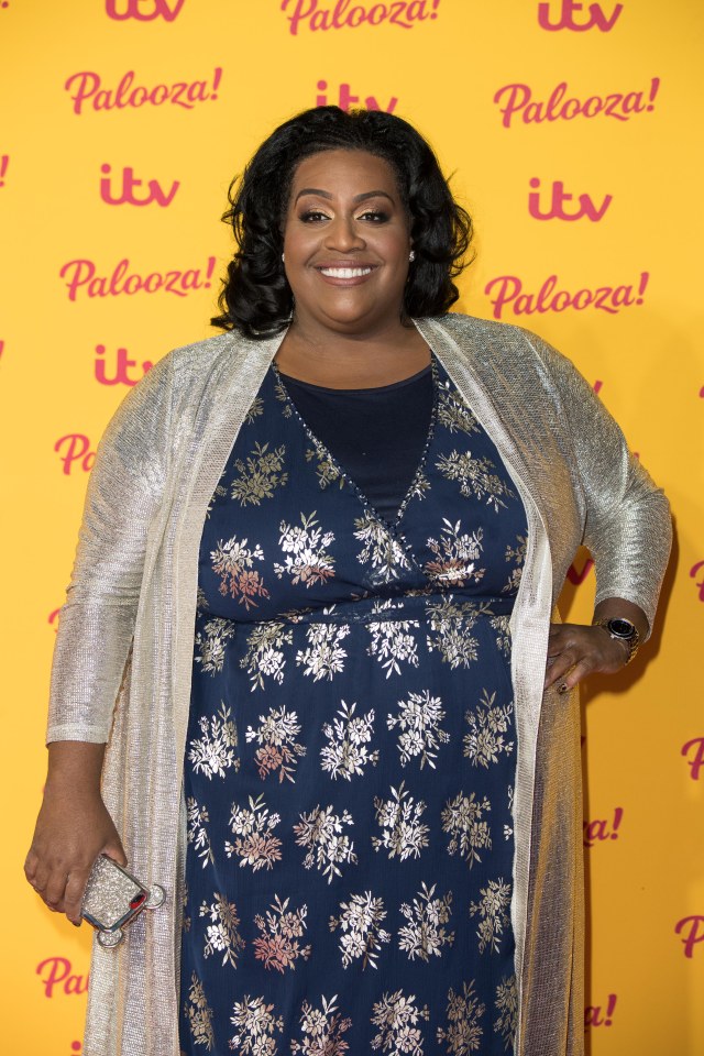 She's been filming alongside This Morning host Alison Hammond