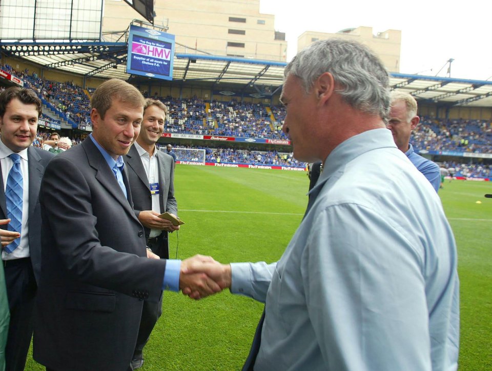 Ranieri was already in charge of Chelsea when Abramovich bought the club in 2003