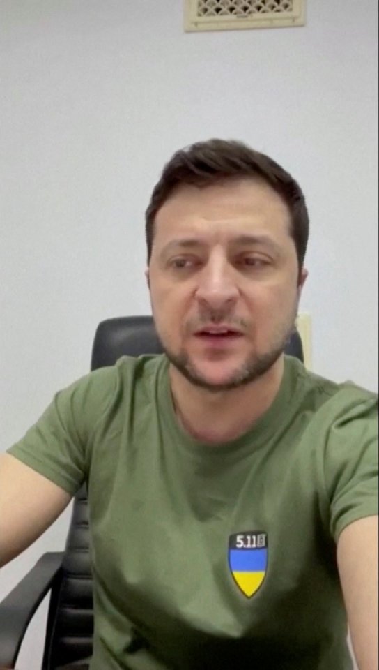 Ukrainian President Volodymyr Zelenskyy released a statement from an undisclosed location