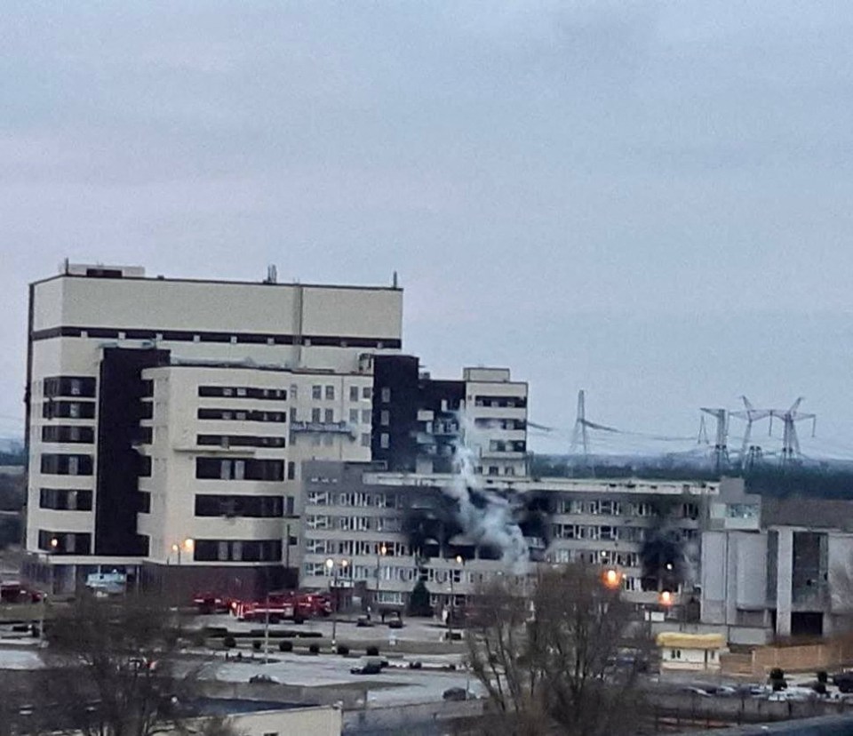 Damage to Europe's biggest nuclear power plant in Ukraine after it was damaged by Russian shelling