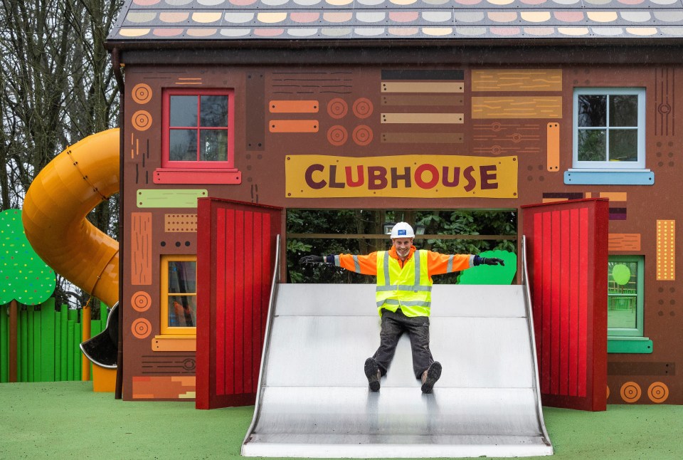 There is a Hey Duggee Clubhouse, which is complete with a sensory area for kids to climb, slide and bounce on