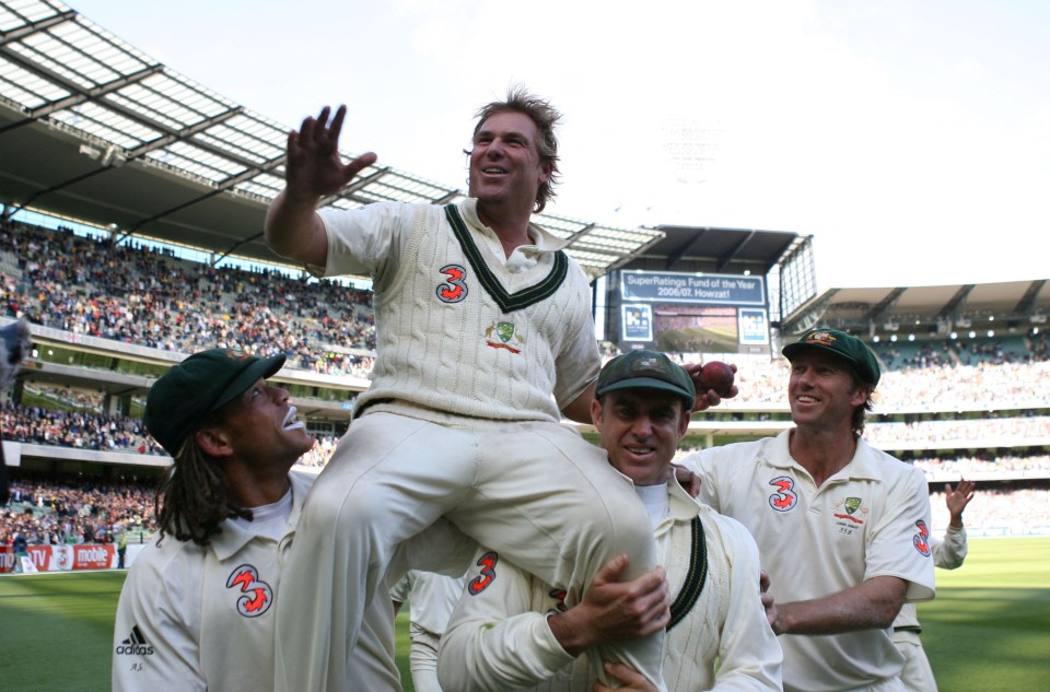 Warne after his record 700th wicket