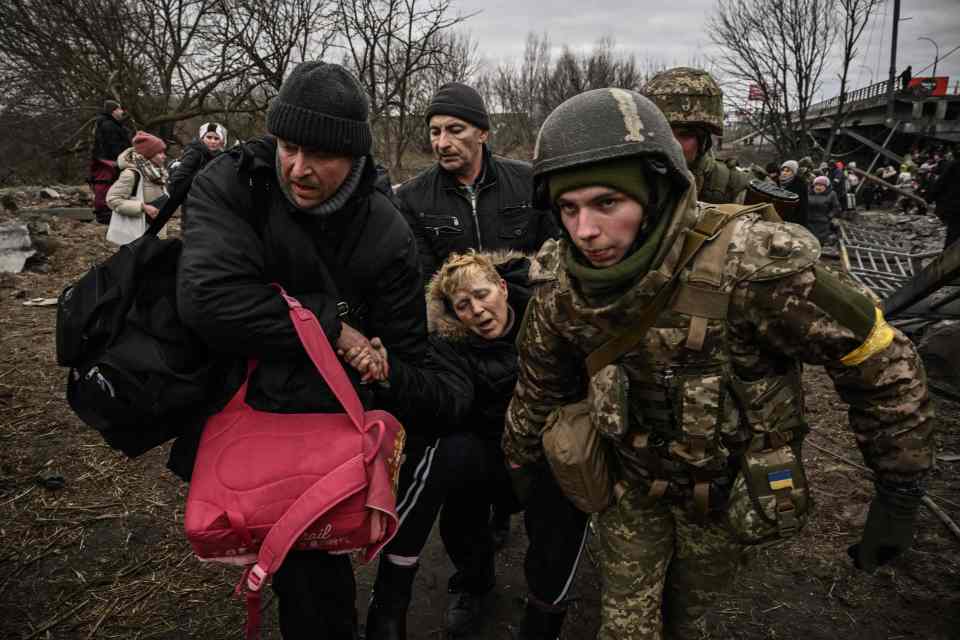 Ukrainian defenders have been working hard to evacuate civilians