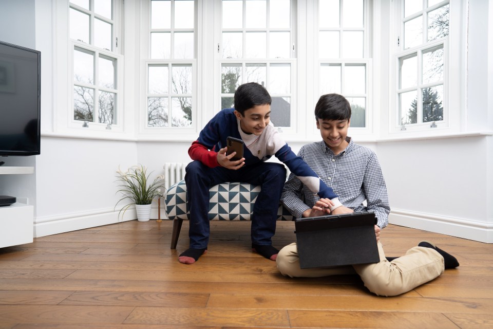 Benyamin and his brother Yousef began learning coding from dad Imran at just five years old