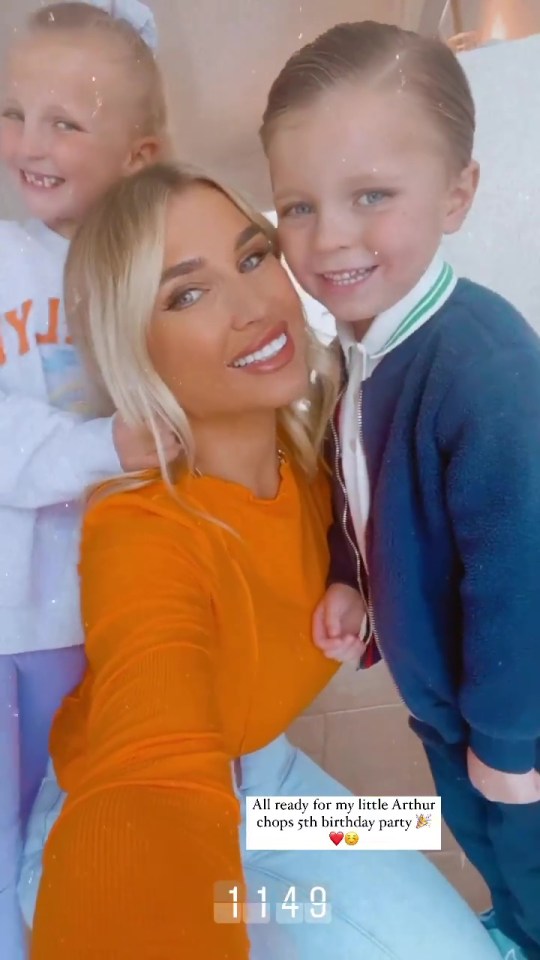 Billie Faiers revealed how her son Arthur was slapped by a passenger on a flight