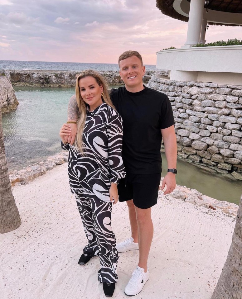 The happy couple got engaged last month in Mexico