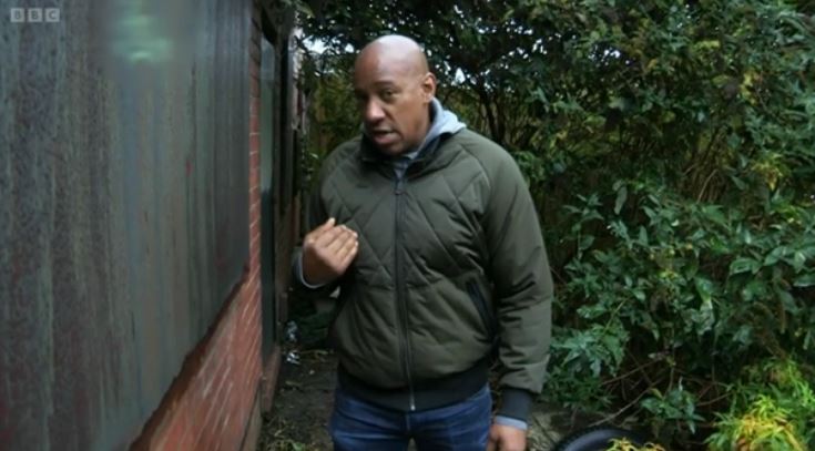 Homes Under The Hammer host Dion Dublin warned he wouldn't be going inside to show viewers - as it was too dangerous