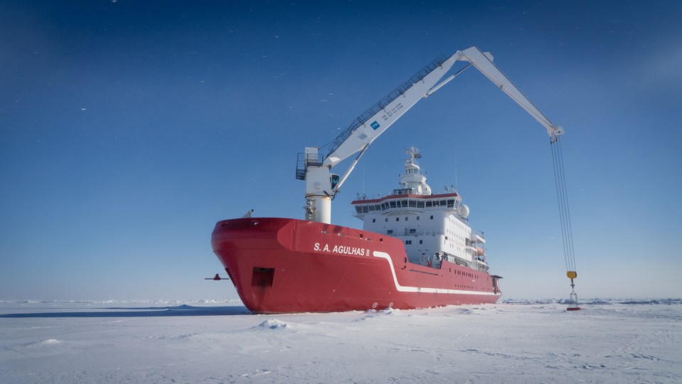 The mission to find the lost ship was launched by the Falklands Maritime Heritage Trust using a South African icebreaker, Agulhas II