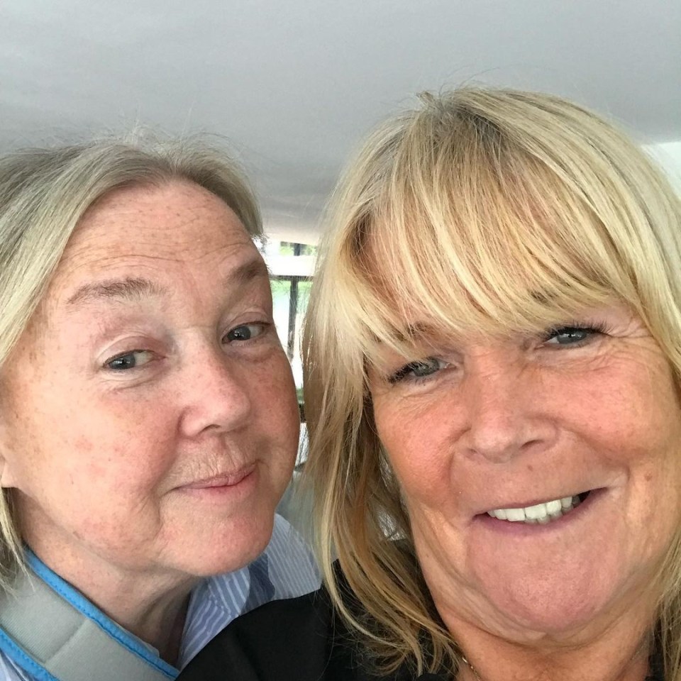 Pauline Quirke with Birds of a Feather co-star Linda Robson