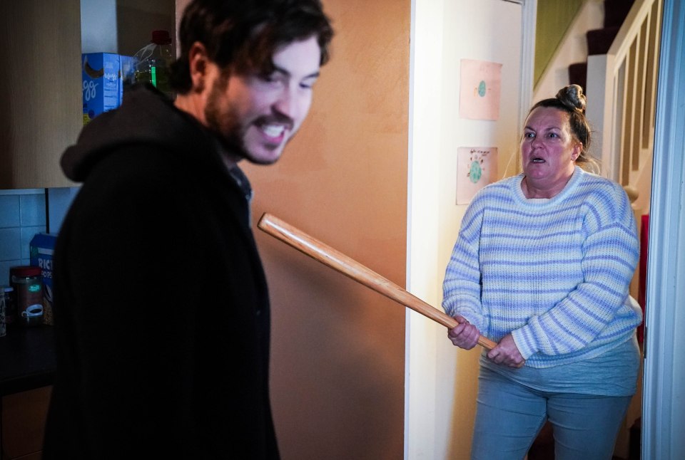 New spoiler pictures reveal his terrifying stand-off against mother-in-law Karen