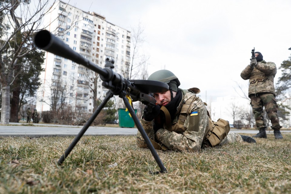 Ukraine is hoping to train up more than 100,000 reservists