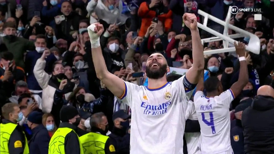 Real Madrid beat Paris Saint-Germain 3-1 thanks to Karim Benzema's hat-trick