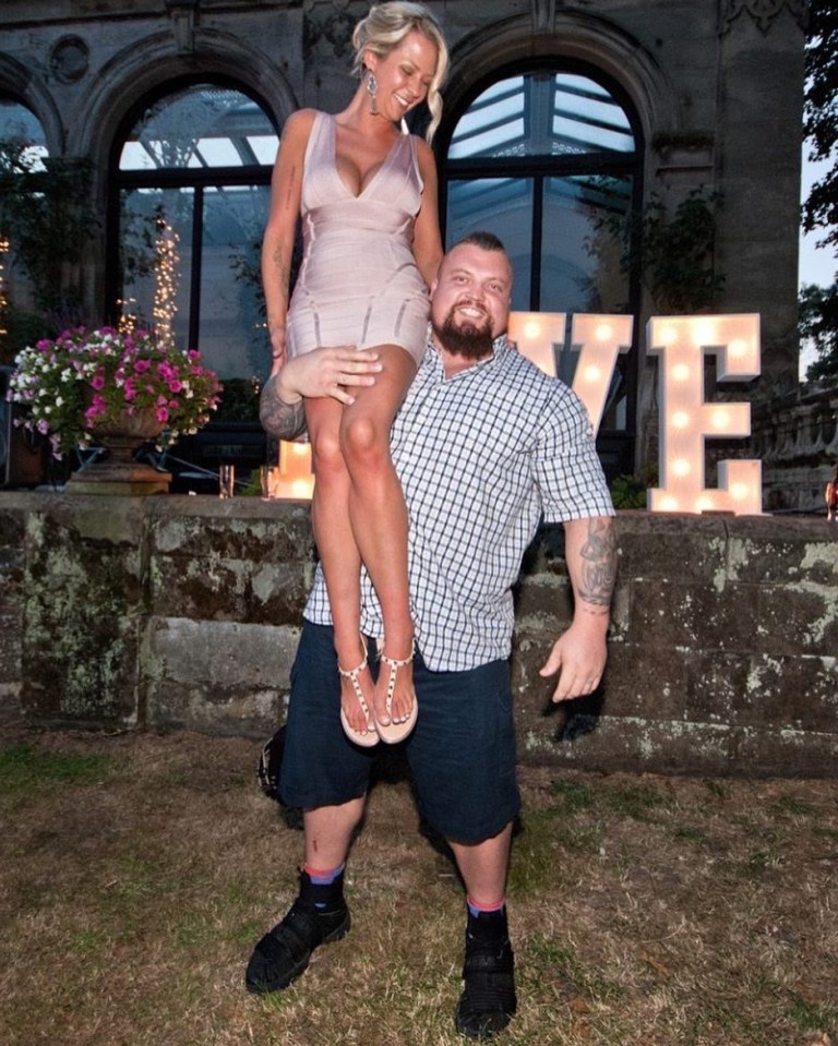 Eddie Hall  and Alexandra have been married for nearly 10 years