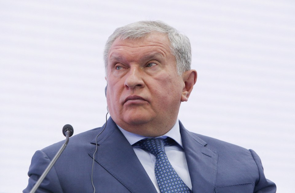 Sechin is believed to be close pals with Vladimir Putin