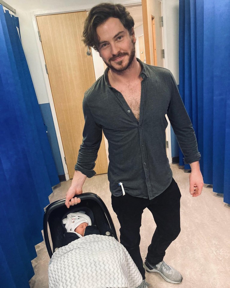 In real life, Toby Alexander is going to focus on being a full-time dad for now