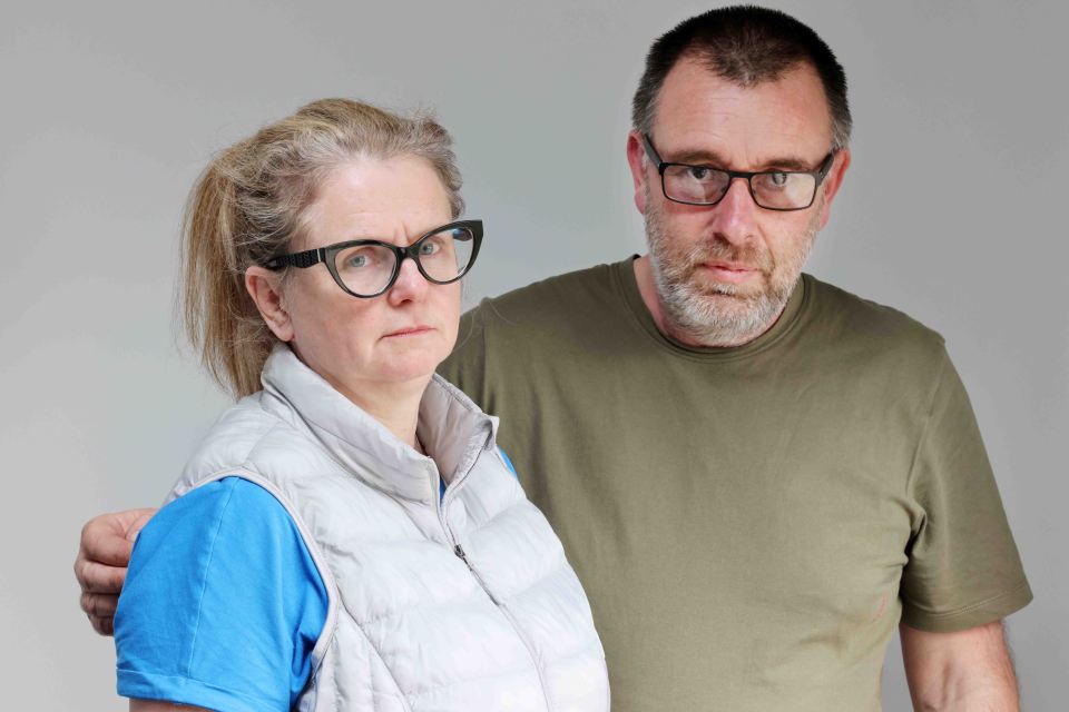 Charlotte Allen and partner Russ Bradford both live with Parkinson's