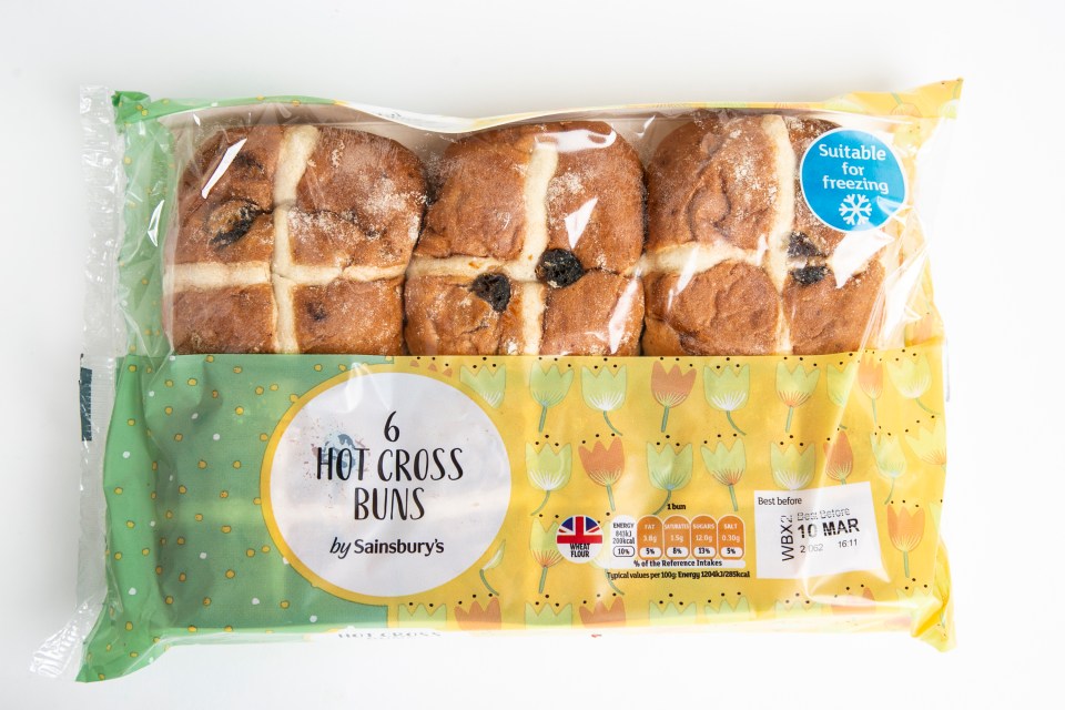 The Sainsbury's buns were hugely improved once toasted and buttered, and are a bargain price for six