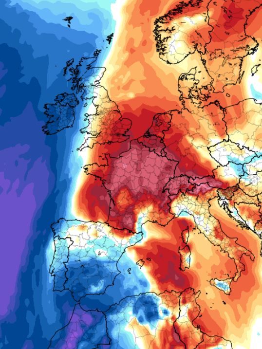 A 700-mile African heat burst will blow over the UK this week