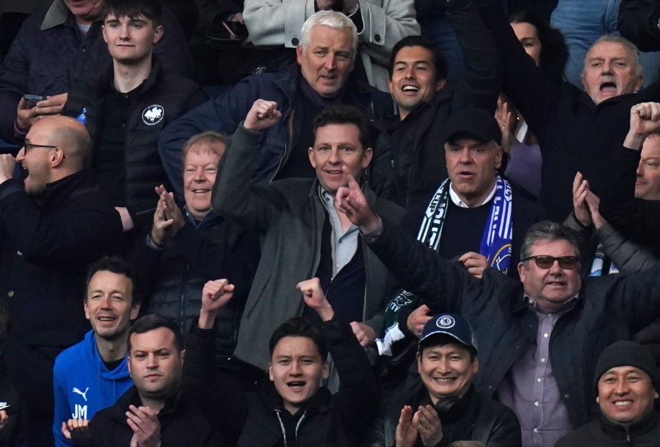 Candy was in attendance at Stamford Bridge on Sunday to watch the Blues beat Newcastle