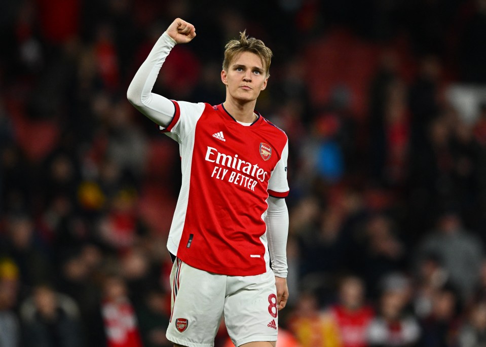 Martin Odegaard is winning plenty of praise for his top form at Arsenal