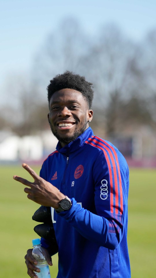 Alphonso Davies is back in light training to hand Bayern Munich a major boost