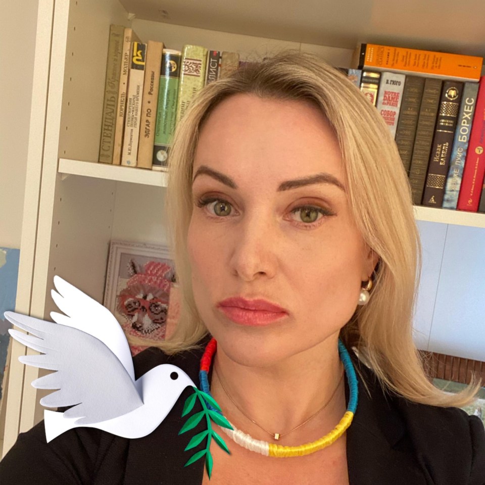 She changed her Facebook profile picture yesterday with an icon of a dove with an olive branch