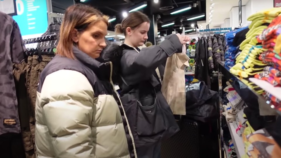 She and some of her kids hit Primark to do some holiday clothes shopping