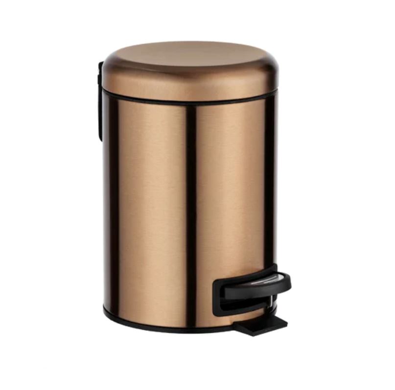 This copper-coloured pedal bin from wayfair.co.uk is £21.63