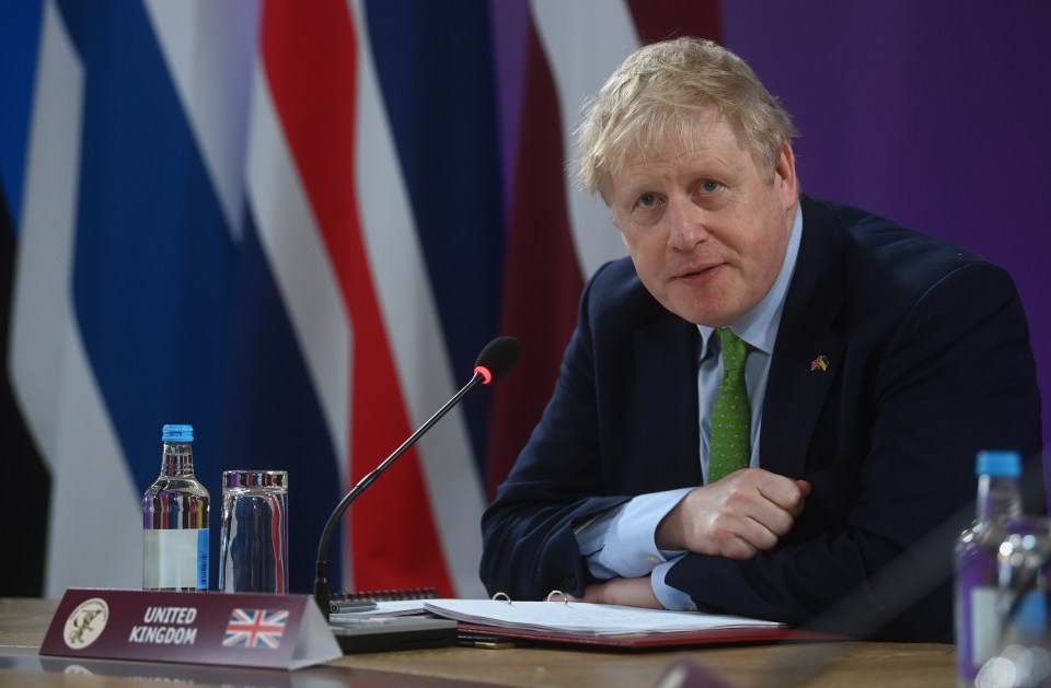 Boris Johnson said the West must wean itself off Russian gas