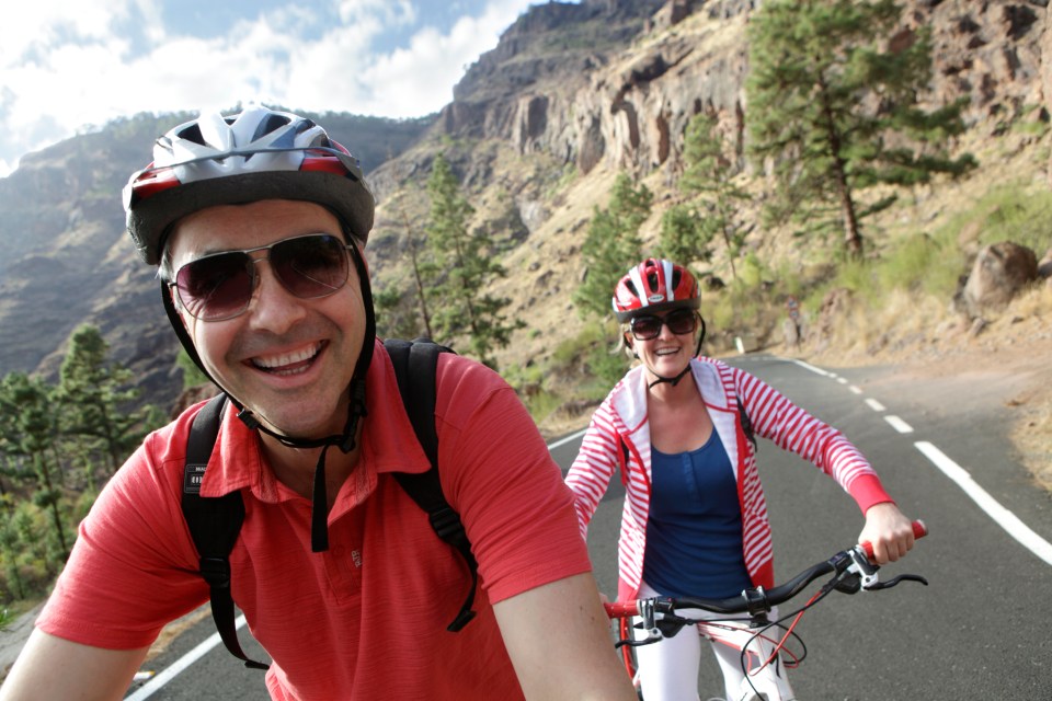 The Spanish Island is a favourite for cyclists