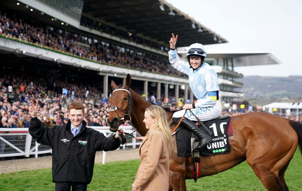 Racing's superstar dup finally got to celebrate in front of packed stands after defending their Champion Hurdle crown at Cheltenham Festival