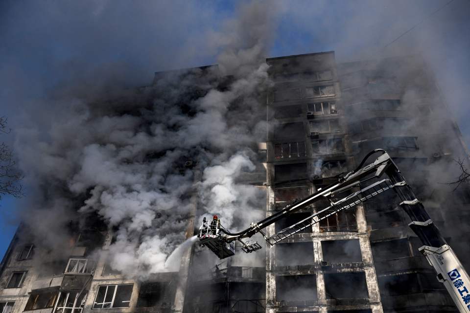 Kyiv has faced intense shelling