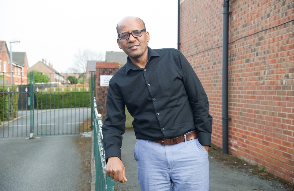 Zekarias Haile, 51, was furious after finding the Range Rover dumped on his drive