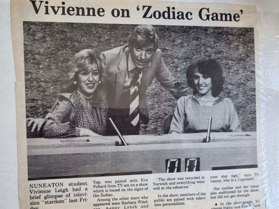 Vivian on Zodiac Game in the 80s