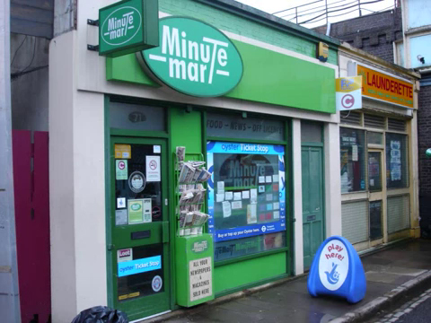 The famous Minute Mart has a perfect frontage