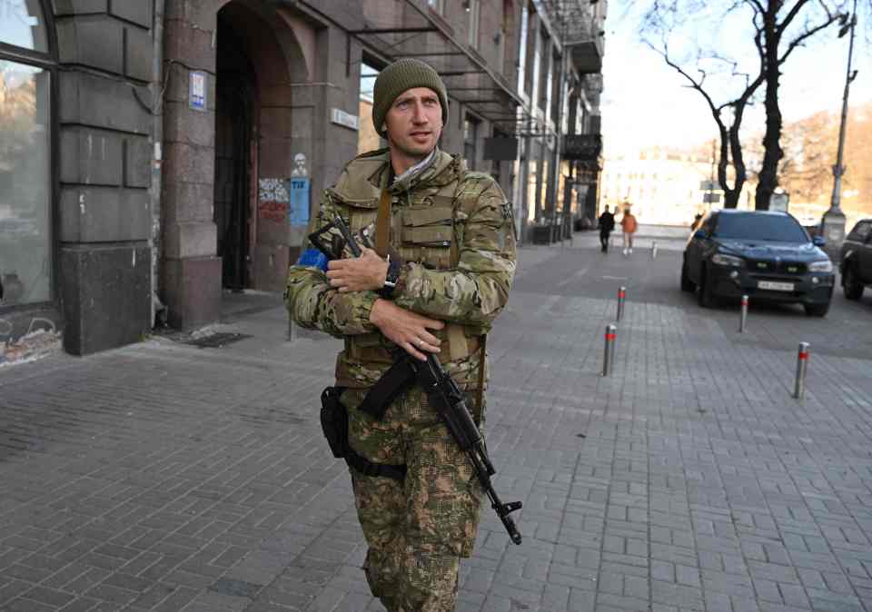 Sergiy Stakhovsky has taken up arms to defend Ukraine from invasion