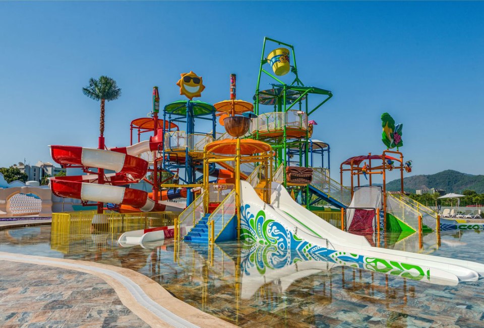 You have two water parks to choose from with lots of slides