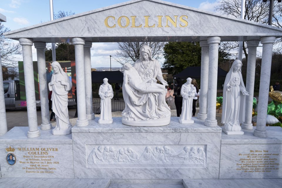 This 37-ton marble headstone is believed to be the biggest in Britain