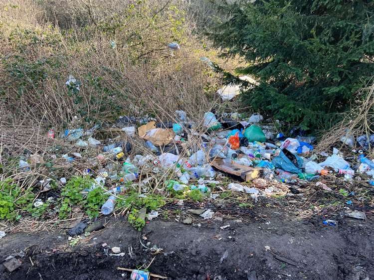 A Lib Dem councillor captured shocking footage of the mess along Ropersole layby