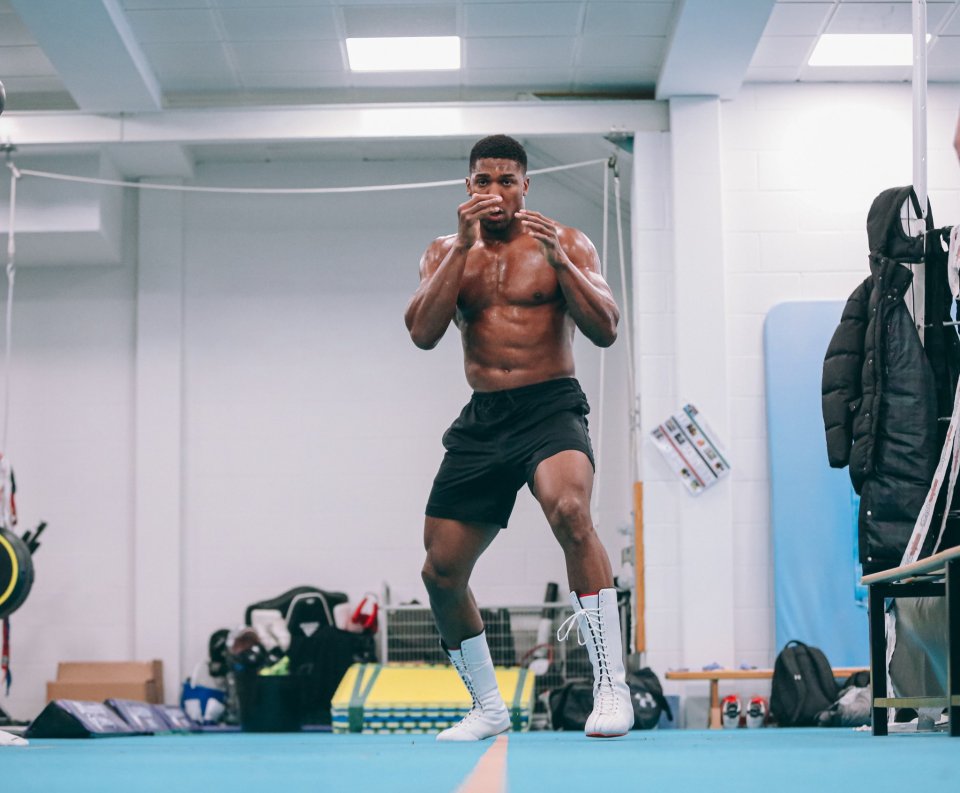 Joshua is hoping to reclaim the world heavyweight titles