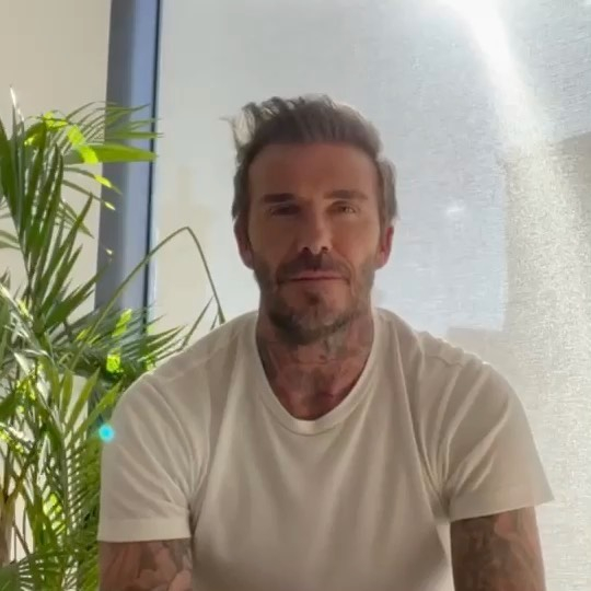 Footie legend David Beckham handed over his Instagram to the Ukranian doctor