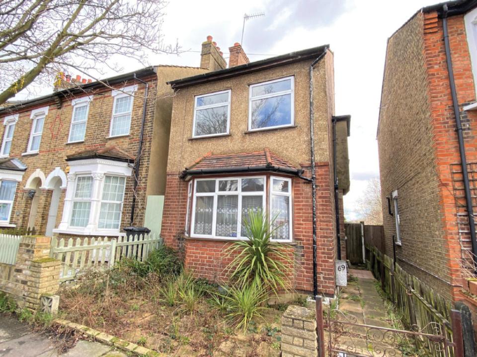 A detached two-bed home in Enfield will go under the hammer for £300,000 - but there's a massive catch