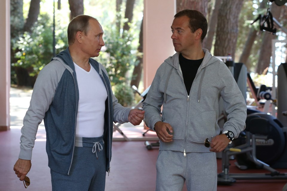 Putin decided on lavish clothing during a workout in the past