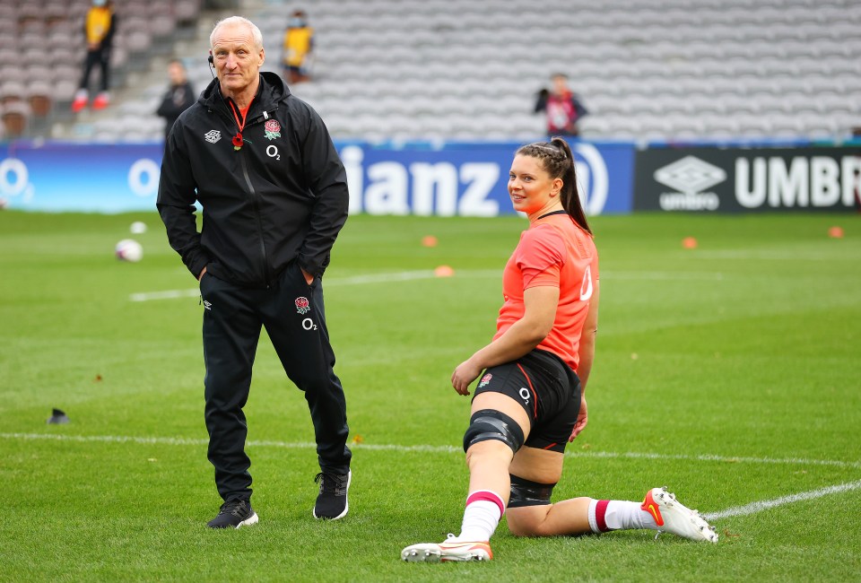 England coach Simon Middleton is the World Rugby Coach of the year