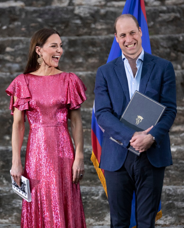 Kate looked stunning in her pink frock