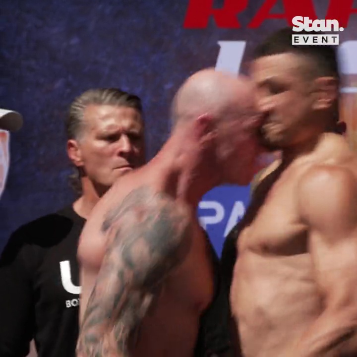 That is when Barry Hall headbutted Sonny Bill Williams ahead of their boxing fight