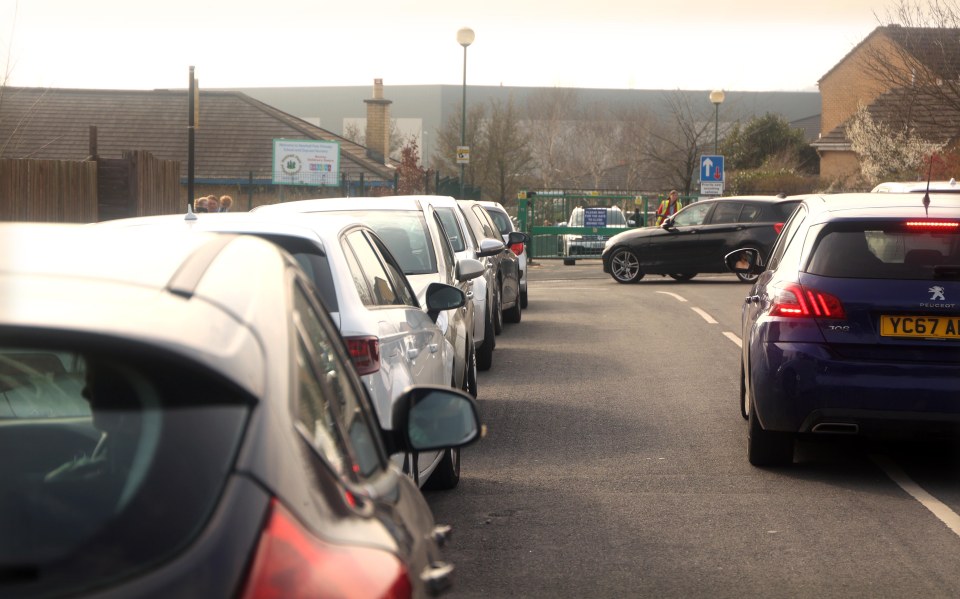 Dropping off is chaotic around the school